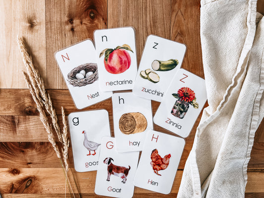 Homestead Alphabet Cards