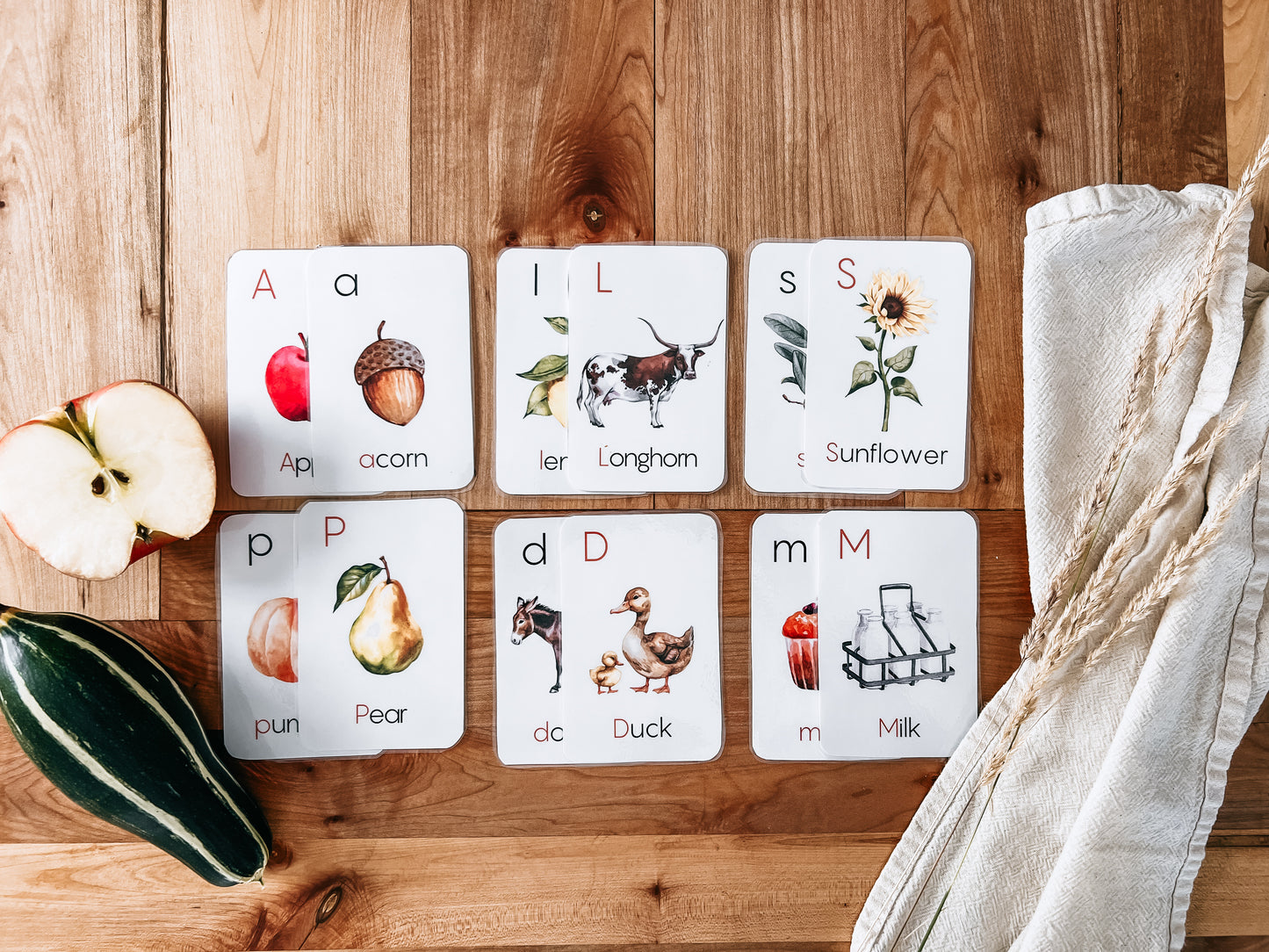 Homestead Alphabet Cards